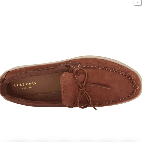 NEW MEN'S COLE HAAN Boothbay Camp Boat Shoe IN WOODBURY NUBUCK SIZE 10 - Picture 3 of 3